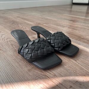 H&M Square Toe Kitten Heels